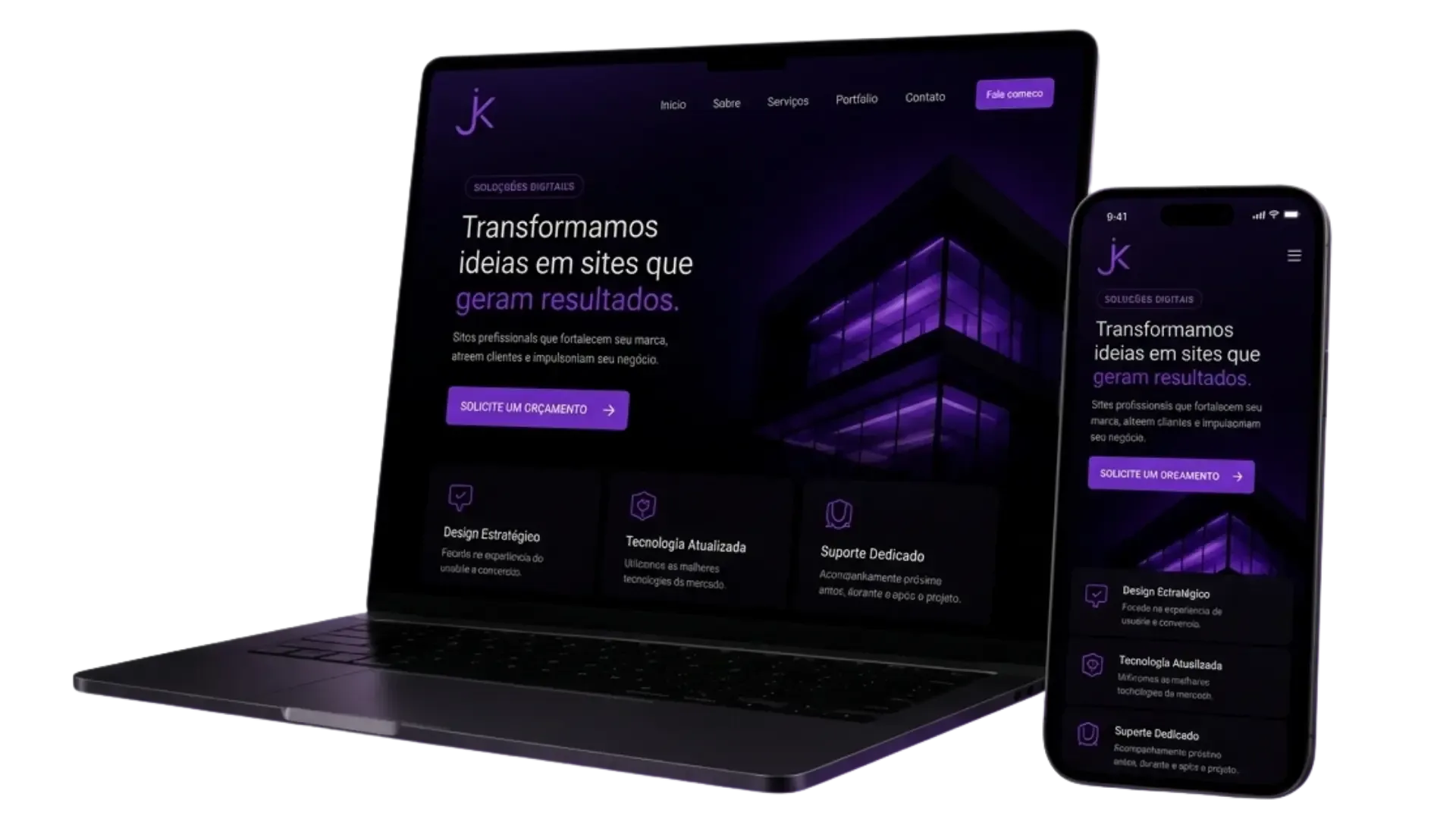 Projetos de alta performance da agência